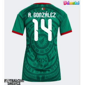 Mexiko Armando Gonzalez #14 Dámské Domácí Dres MS 2026 Krátký Rukáv